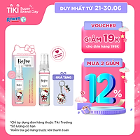 Xịt khử mùi hương nước hoa Refre Whitening Perfume Happy Flora - Hương Hạnh Phúc 30ml (Phiên bản Hello Kitty giới hạn) + Tặng móc khóa Hello Kitty xinh xắn