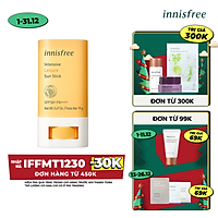 Kem Chống Nắng Dạng Thỏi Innisfree Intensive Leisure Sun Stick SPF50+ PA++++ 18G - 131172648