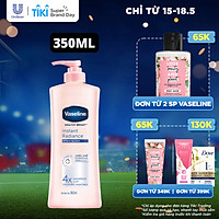 Sữa Dưỡng Thể 350Ml Vaseline Dưỡng Ẩm Sáng Da Instant Radiance Vi Chất Phản Quang Giúp Da Sáng Tức Thì Gấp 4 Lần