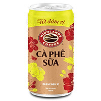 Thùng 24 Cà phê lon Cà Phê Sữa Đá Highlands Coffee (185ml/Lon)