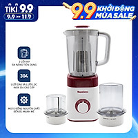 Máy Xay Sinh Tố 3 Cối Nagakawa NAG0816 (450W - 1.5 Lít) - Hàng Chính Hãng