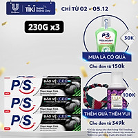 Combo 3 Kem Đánh Răng P/S Bảo vệ 123 Than Hoạt Tính 230g