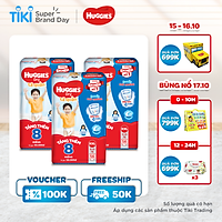 Combo 3 Gói Tã Quần Huggies Dry Gói Cực Đại XXL56 (56 Miếng) - Tặng 8 miếng