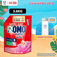 Túi Nước giặt OMO Matic Comfort Hương Hoa Hồng Ecuador cho máy giặt cửa trên 3.6kg