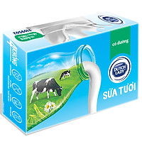 Thùng 48 Hộp Sữa Tươi Tiệt Trùng Dutch Lady Cô Gái Hà Lan Có Đường (48X180ml)