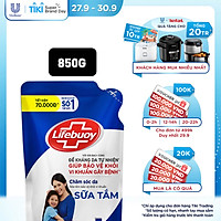Sữa tắm Lifebuoy 850g Chăm sóc da dưỡng ẩm mềm mịn giúp bảo vệ khỏi 99.9% vi khuẩn và ngăn ngừa vi khuẩn lây lan trên da