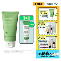 Sữa rửa mặt làm sạch từ trà xanh đảo Jeju Innisfree Green Tea Foam Cleanser 150g