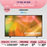 Smart Tivi Crystal Samsung 4K 55 inch UA55AU8000 Mới 2021