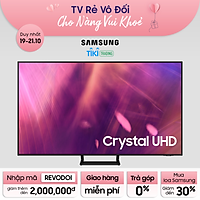 Smart Tivi Crystal Samsung 4K 65 inch UA65AU9000 Mới 2021