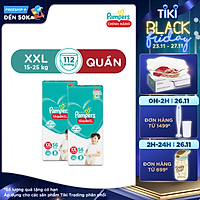 Combo 2 Tã Quần Pampers Giữ Dáng Mới Gói Cực Đại XXL56 (XXL112)