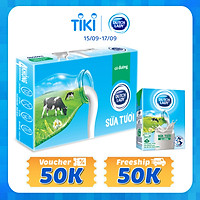 Thùng 48 Hộp Sữa Tươi Tiệt Trùng Dutch Lady Cô Gái Hà Lan Có Đường (48 x 110ml)