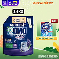 TúI Nước Giặt Omo Matic Comfort Cho Máy Giặt Cửa Trước Hương Lavender Khử Mùi Thư Thái 3.6Kg