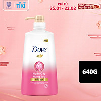 Dầu Gội 640g Dove Ngăn Gãy Rụng Tóc Tinh chất thiên nhiên Bioserum cho tóc chắc khỏe x5