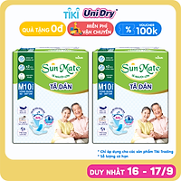 Combo 2 Tã Dán Người Lớn SunMate G2 Size M10 (10 Miếng)