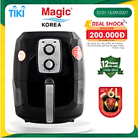 Nồi Chiên Không Dầu Magic Korea A-83 (6L) - Đen - Hàng Chính Hãng