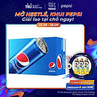 Thùng 24 Lon Nước Ngọt Có Gaz Pepsi (320ml/lon)