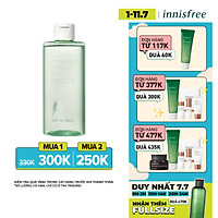 Nước Cân Bằng Làm Sạch Tế Bào Chết Innisfree Green Barley Peeling Toner 250Ml - 131170981