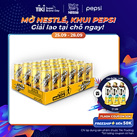Thùng 24 Lon Nước Tăng Lực Sting Vàng (320ml/Lon)