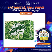 Thùng 24 Lon Nước Ngọt Có Gaz Mirinda Soda Kem (320ml/lon)