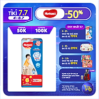 Tã Quần Huggies Dry Tràm Trà Tự Nhiên Gói Trung + Tặng 6 miếng