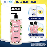 Sữa Dưỡng Thể 400Ml Love Beauty And Planet Làm Sáng Da Delicious Glow Với 100% Tinh Dầu Hoa Hồng Bulgaria