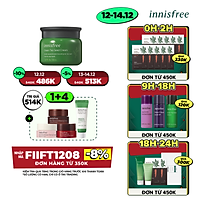 Kem dưỡng cung cấp ẩm từ trà xanh và dầu hạt trà xanh tươi Innisfree Green Tea Seed Cream 50ml - NEW