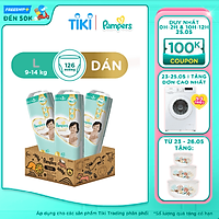 Thùng 3 Tã/ Bỉm Dán PAMPERS Nội Địa Nhật Bản Size NB(70 miếng, dưới 5kg)/ S(64 miếng, 4-8kg)/ M(52 miếng, 6-11kg)/ L(42 miếng, 9-14kg), Cao Cấp Thượng Hạng