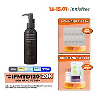 Dầu tẩy trang sạch sâu đá tro núi lửa innisfree Super Volcanic Pore Cleansing Oil 150ml - 131173332