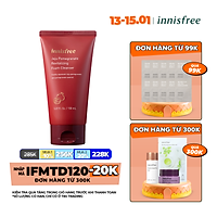 Sữa Rửa Mặt Ngăn Ngừa Lão Hóa Da Innisfree Jeju Pomegranate Revitalizing Foam Cleanser (150ml)