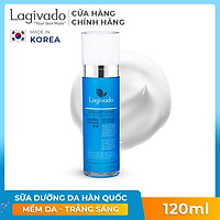 Sữa dưỡng da mặt trắng sáng da Hàn Quốc Lagivado Satin Soft Lotion 120 ml – Màu Xanh Dương