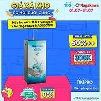 Máy Lọc Nước R.O 9 Lõi Nagakawa NAG0507FB - Hoa Văn Hình Trái Đất - Hàng Chính Hãng