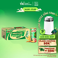 Sữa Lúa Mạch Nestlé MILO Lon Thùng 24 Lon x 240 ml (4x6x240ml)
