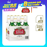Lốc 6 Chai Bia Stella Artois (330ml / Chai)