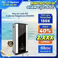 Máy Lọc Nước RO Đa Năng 6 Cấp Lọc Nagakawa NAG0511 - Hàng Chính Hãng