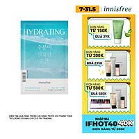 Mặt nạ dưỡng ẩm da innisfree Hydrating Moment For Skin Mask (HYALURONIC ACIDE) 25ml - 131173439x
