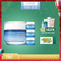 Bộ Kem Dưỡng Ẩm Cho Da Thường Và Da Khô Laneige Water Bank Moisture Cream EX 50ml + 30ml