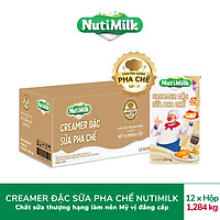 Thùng 12 hộp Creamer đặc Sữa pha chế NutiMilk – Hộp 1,284 kg