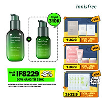 Tinh chất dưỡng ẩm cô đặc từ trà xanh và dầu hạt trà xanh tươi Jeju Innisfree The Green Tea Seed Serum 80ml - NEW