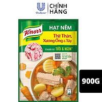 Hạt nêm Knorr Thịt Thăn, Xương Ống Và Tuỷ 900g với nguồn xương thịt heo chuẩn VietGAP giúp món ăn tròn vị ngon