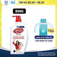 Sữa tắm 850g Lifebuoy Sạch khuẩn Bảo vệ khỏi 99.9% vi khuẩn gây bệnh tốt nhất Bảo vệ vượt trội 10 Mạnh mẽ với thành phần chứa ion Bạc+ hỗ trợ cùng đề kháng da tự nhiên