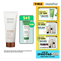 Sữa Rửa Mặt Làm Sáng Da 3 Trong 1 Innisfree Brightening Pore Facial Cleanser (150g)