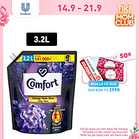 Nước Xả Vải Comfort Giữ Màu & Bền Vải Một Lần Xả Hương Bella túi 3.2L