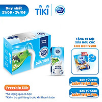 Thùng 12 Hộp Sữa Tươi Tiệt Trùng Dutch Lady Cô Gái Hà Lan Không Đường (12 X 1L)