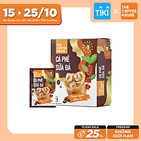 Cà phê sữa đá hoà tan The Coffee House (Hộp 10 gói x 22g)