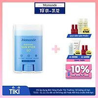 Kem chống nắng dạng thỏi dùng cho da mặt và toàn thân, giảm bóng nhờn trên da Mamonde Everyday Sun Stick 20g