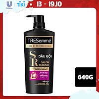 Dầu Gội TRESemmé Salon Rebond Cho Tóc Hư Tổn Do Tạo Kiểu Với Công Nghệ Tái Kết Nối Giúp Ngăn Gãy Rụng 640g