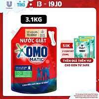 Nước giặt Túi 3.1kg OMO Matic Cho máy giặt cửa trên Sạch bẩn Khử mùi Sạch bẩn Khử mùi toàn diện