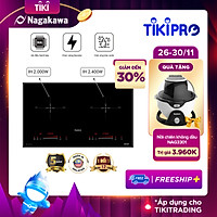 Bếp Đôi Điện Từ Inverter Nagakawa NAG1213M - Hàng Chính Hãng