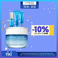 Bộ Kem Dưỡng Ẩm Cho Da Dầu Và Da Hỗn Hợp Laneige Water Bank Hydro Cream EX 50ml + 30ml