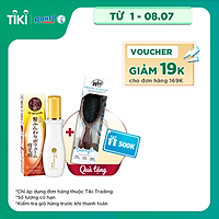 Tinh Chất Dưỡng Và Ngăn Rụng Tóc 50 Megumi Hair Essence 120ml + Tặng Lược Giảm Rụng Tóc, Gỡ Rối Wetbrush